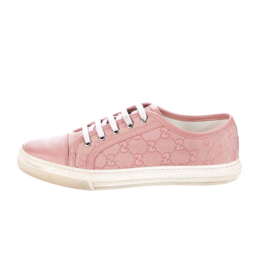 Gucci GG canvas pink sneakers